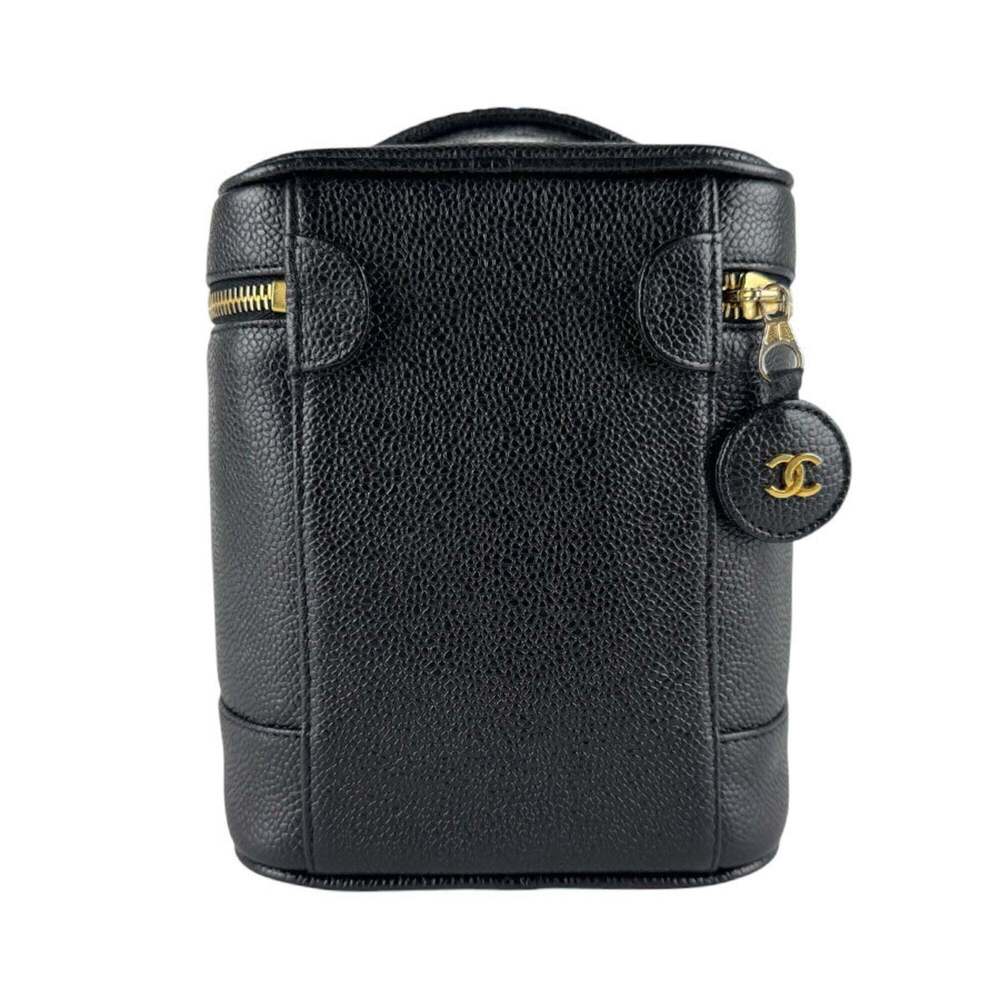 CHANEL Black Caviar Leather Vanity Bag - Picture 3 of 14
